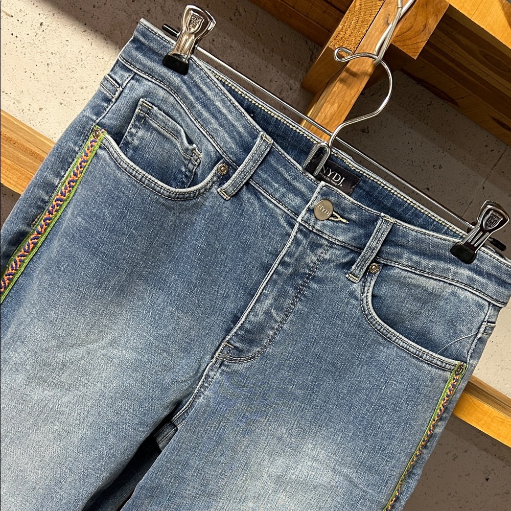NWT NYDJ Classic Blue Denim Jean Legging Size 6